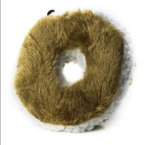 Stuffed Dog Toy, Bagel and Cream Cheese